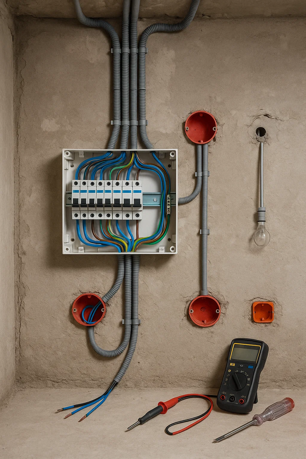 تشطيبات اعمال الكهربا